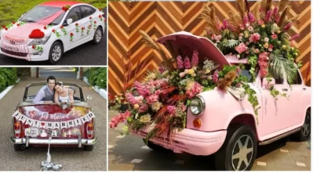 Wedding Car Decoration0